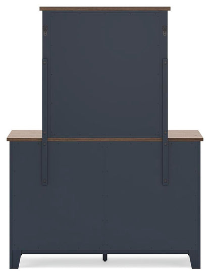 Landocken Queen Panel Bed, Dresser, Mirror and Nightstand