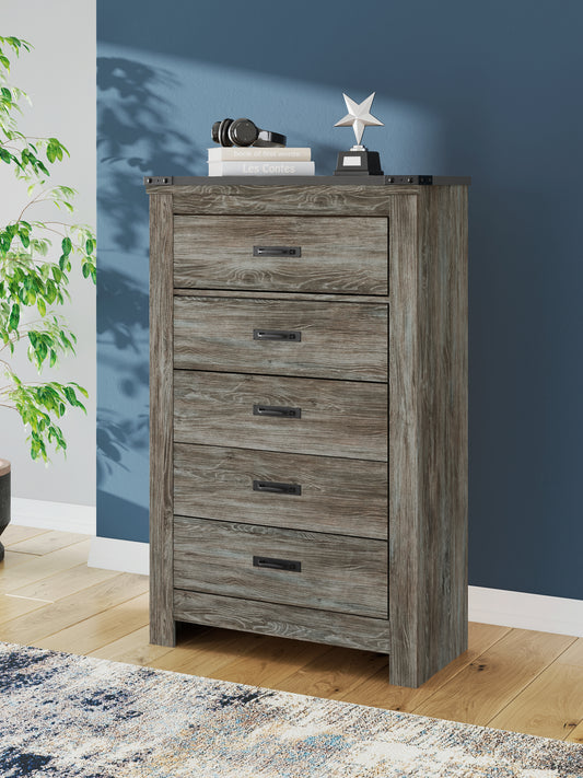 Auburndale Furniture Outlet - Ashley Furniture - Frandern Bedroom - Full Panel Bed / Black/Gray - B4480B19