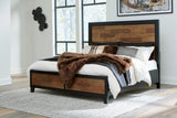 King Panel Storage Bed