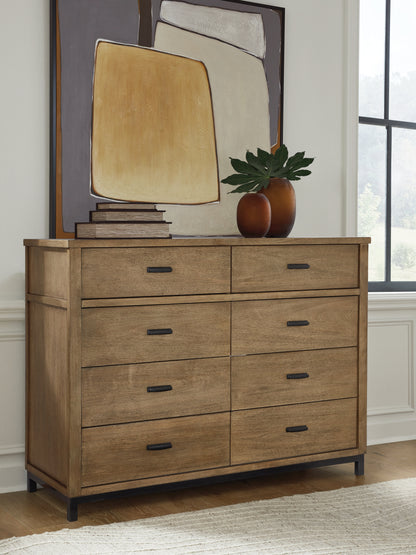 Auburndale Furniture Outlet - Ashley Furniture - Tomtyn Bedroom - Two Drawer Night Stand / Light Brown - B622-92