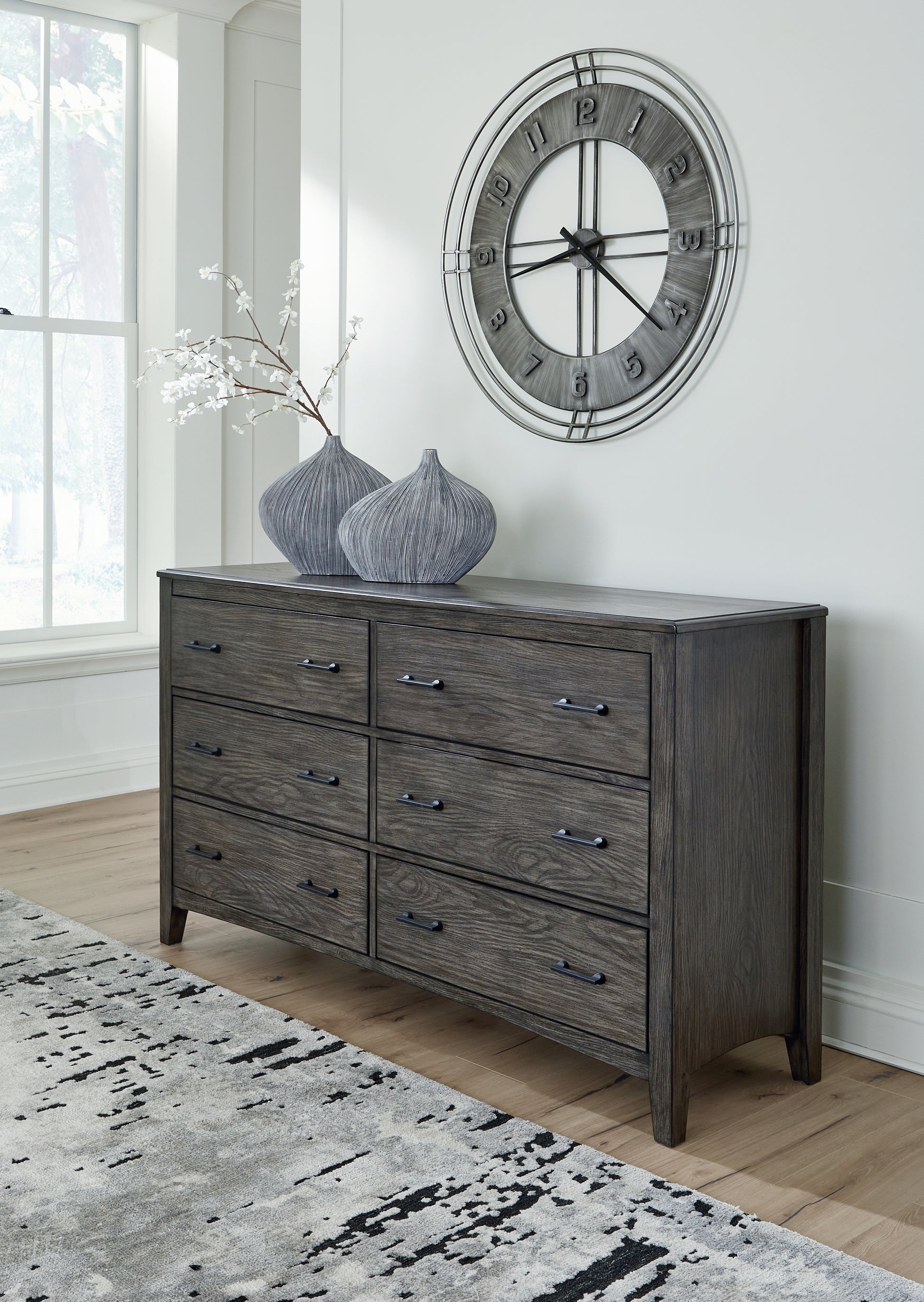 Auburndale Furniture Outlet - Ashley Furniture - Montillan Bedroom - California King Panel Bed / Grayish Brown - B651B5