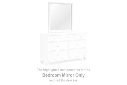 Auburndale Furniture Outlet - Ashley Furniture - Fortman Bedroom - Bedroom Mirror / White - B680-36