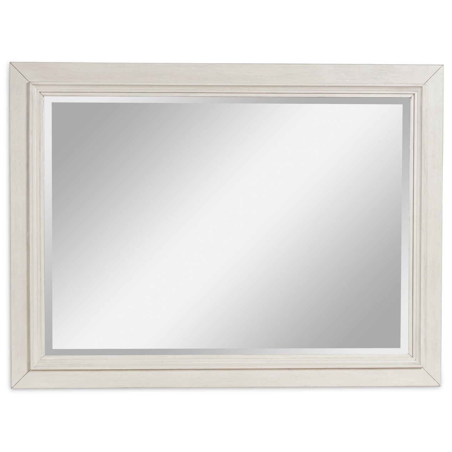 Auburndale Furniture Outlet - Ashley Furniture - Shaybrock Bedroom - Bedroom Mirror / Antique White/Brown - B683-36