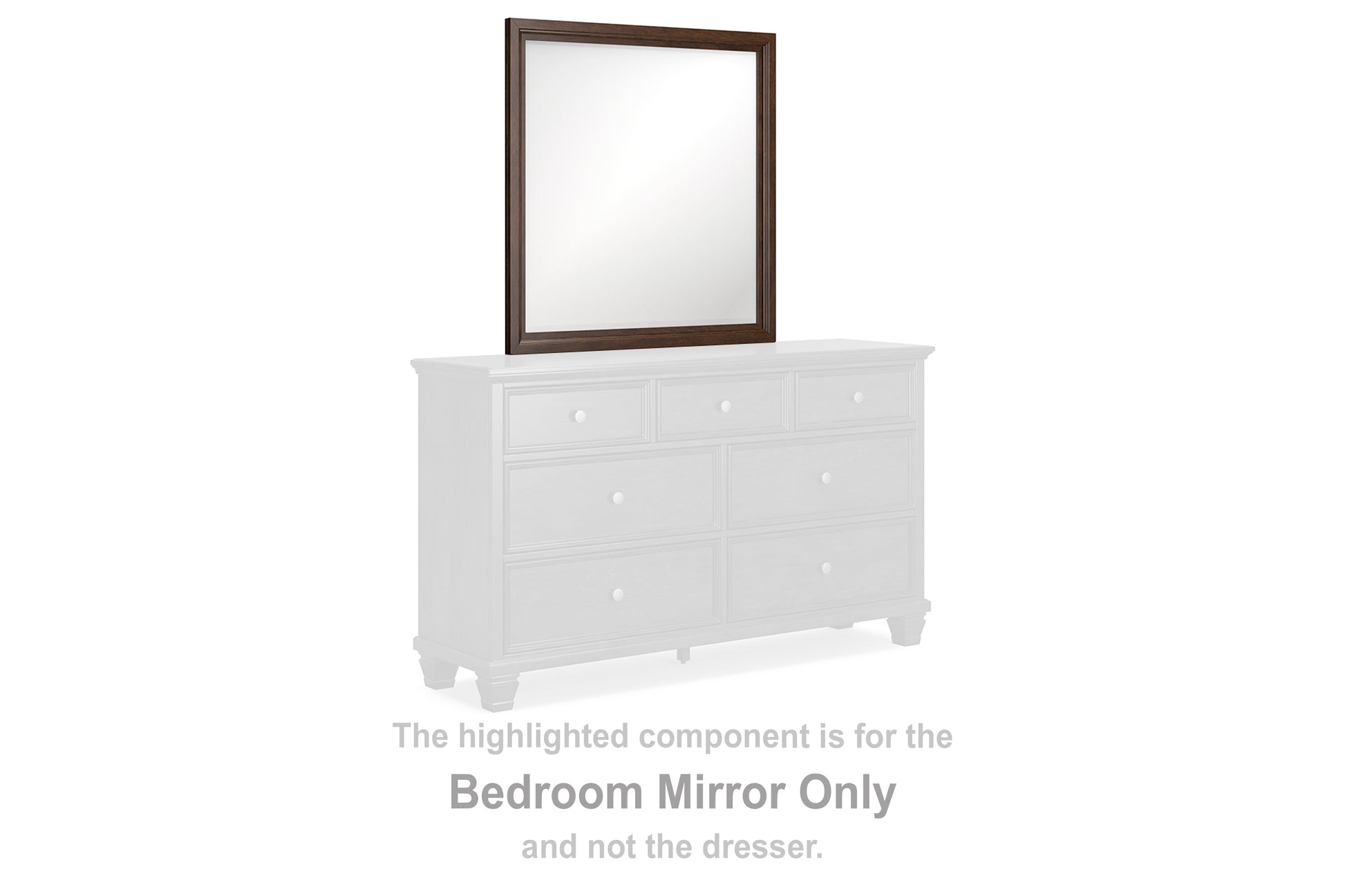 Auburndale Furniture Outlet - Ashley Furniture - Danabrin Bedroom - Bedroom Mirror / Brown - B685-36