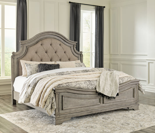 Auburndale Furniture Outlet - Ashley Furniture - Lodenbay Bedroom - Queen Panel Bed / Antique Gray - B751B2