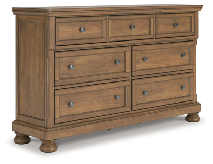 Auburndale Furniture Outlet - Ashley Furniture - Feddinger Bedroom - Dresser / Medium Brown - PCB779-31