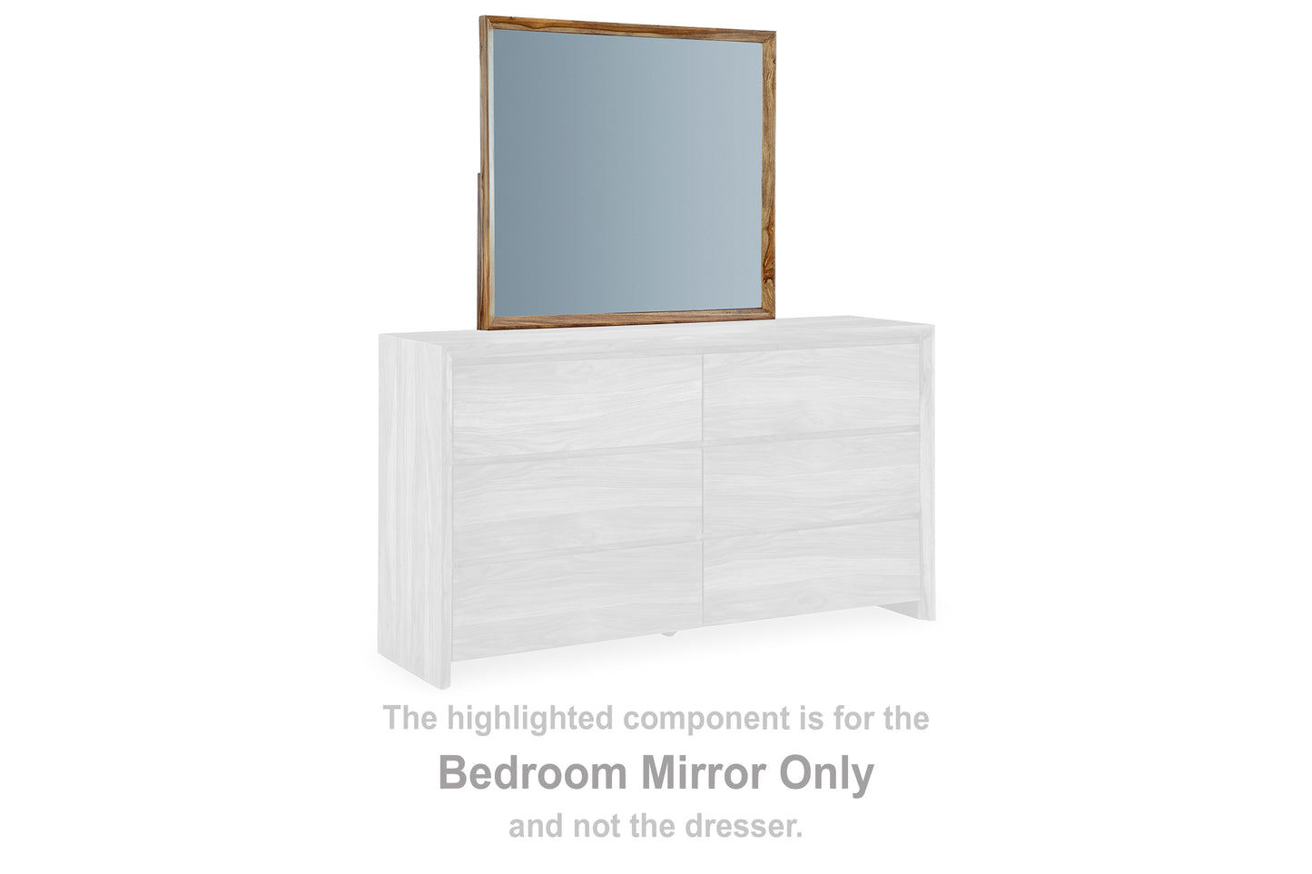 Auburndale Furniture Outlet - Ashley Furniture - Dressonni Bedroom - Bedroom Mirror / Brown - B790-36