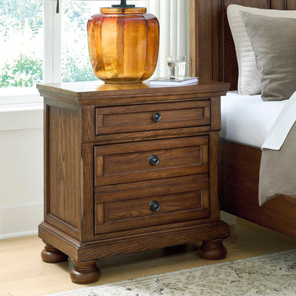 Auburndale Furniture Outlet - Ashley Furniture - Zackaryn Bedroom - Two Drawer Night Stand - PCB807-92