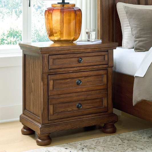 Auburndale Furniture Outlet - Ashley Furniture - Zackaryn Bedroom - Two Drawer Night Stand - PCB807-92