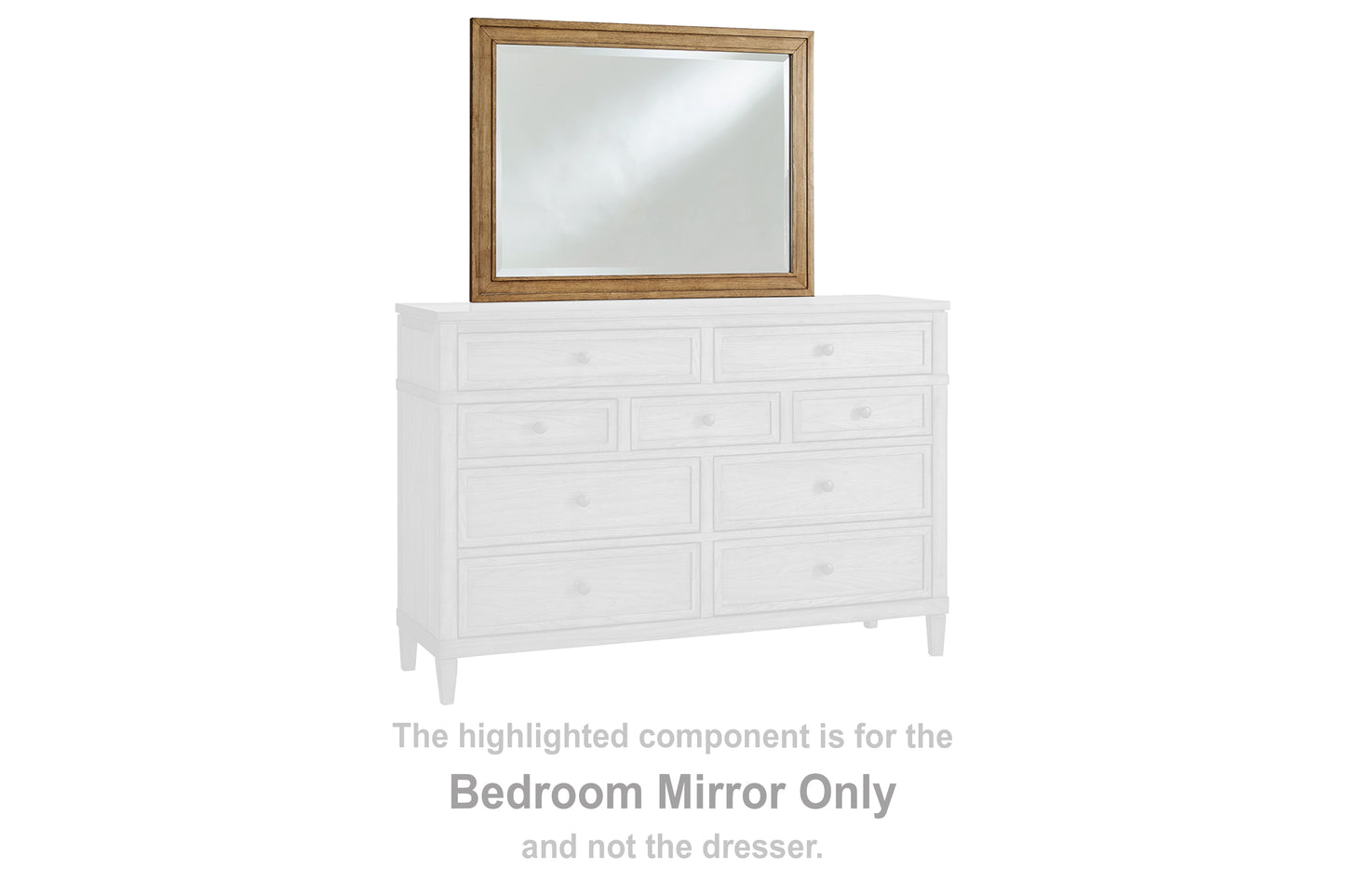 Auburndale Furniture Outlet - Ashley Furniture - Sharlance Bedroom - Bedroom Mirror / Brown - B895-36