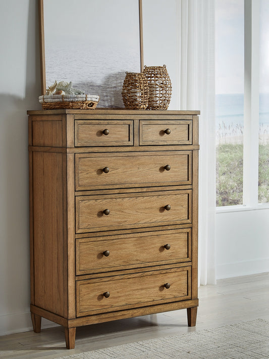 Auburndale Furniture Outlet - Ashley Furniture - Sharlance Bedroom - California King Upholstered Panel Bed / Light Brown - B895B7