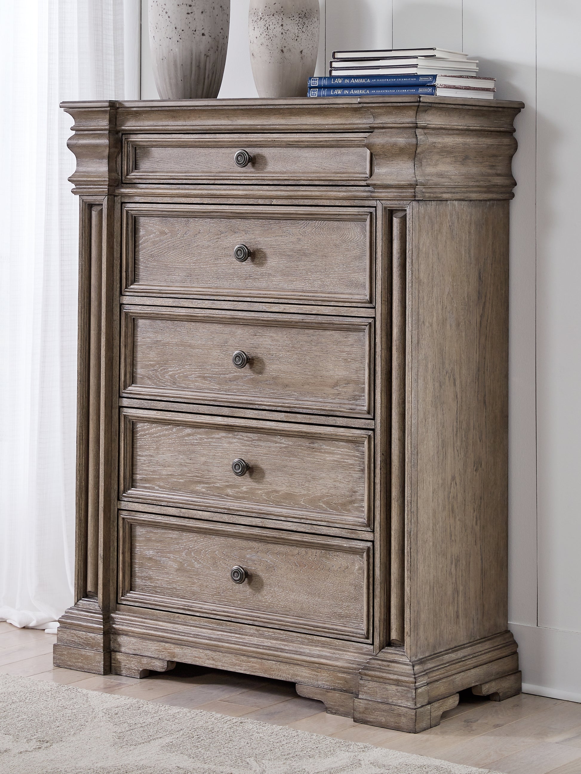 Auburndale Furniture Outlet - Ashley Furniture - Blairhurst Bedroom - California King Panel Bed / Light Grayish Brown - B916B5