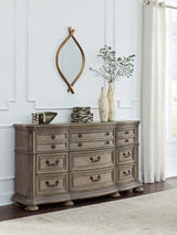 California King Upholstered Sleigh Bed