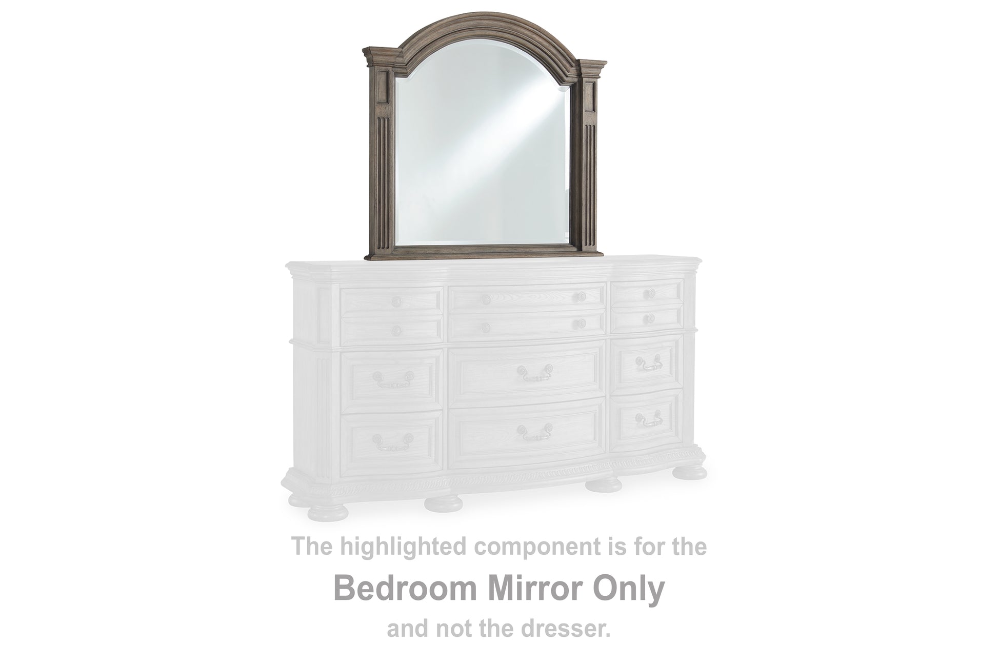 Auburndale Furniture Outlet - Ashley Furniture - Ardenfield Bedroom - Bedroom Mirror / Light Brown - B944-36
