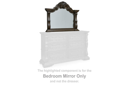 Auburndale Furniture Outlet - Ashley Furniture - Maylee Bedroom - Bedroom Mirror / Dark Brown - B947-36