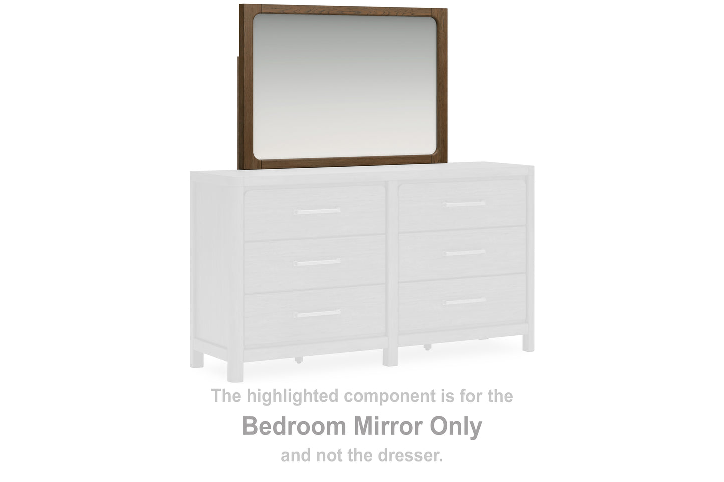 Auburndale Furniture Outlet - Ashley Furniture - Cabalynn Bedroom - Bedroom Mirror / Light Brown - B974-36