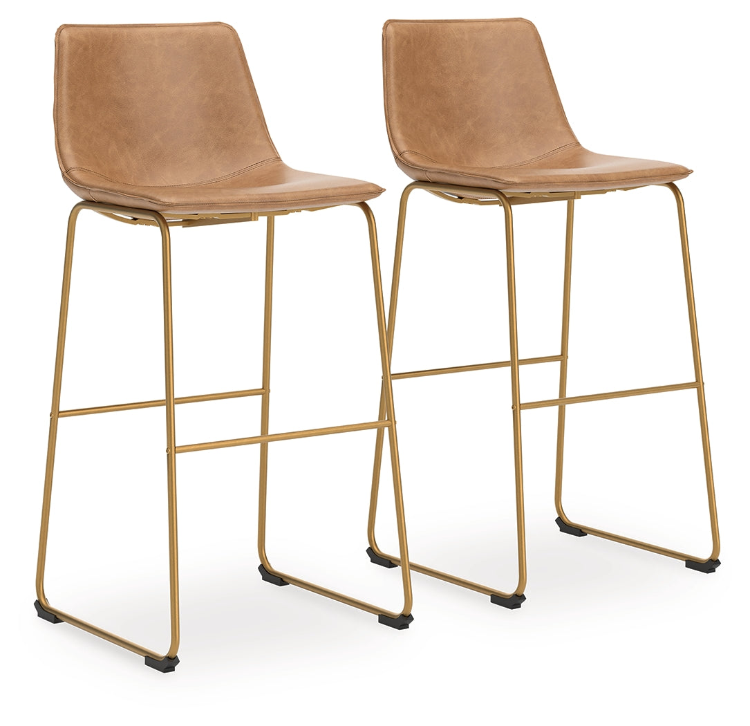 Auburndale Furniture Outlet - Ashley Furniture - Ciabori Dining Room - Bar Height Barstool (Set of 2) / Multi - PCD373-330X2