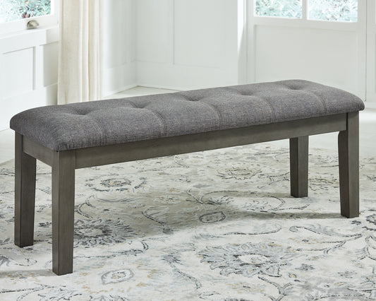 Auburndale Furniture Outlet - Ashley Furniture - Hallanden Dining Room - RECT DRM Butterfly EXT Table / Gray / 42"W x 78"D x 30"H - D589-35