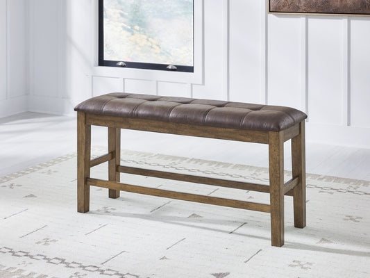 Auburndale Furniture Outlet - Ashley Furniture - Urbinforte Dining Room - DBL Counter UPH Bench (1/CN) - PCD592-09