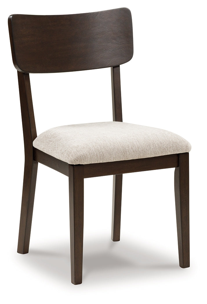 Auburndale Furniture Outlet - Ashley Furniture - Mallenette Dining Chair - Dining UPH Side Chair (Set of 2) / Merlot - PCD607-07