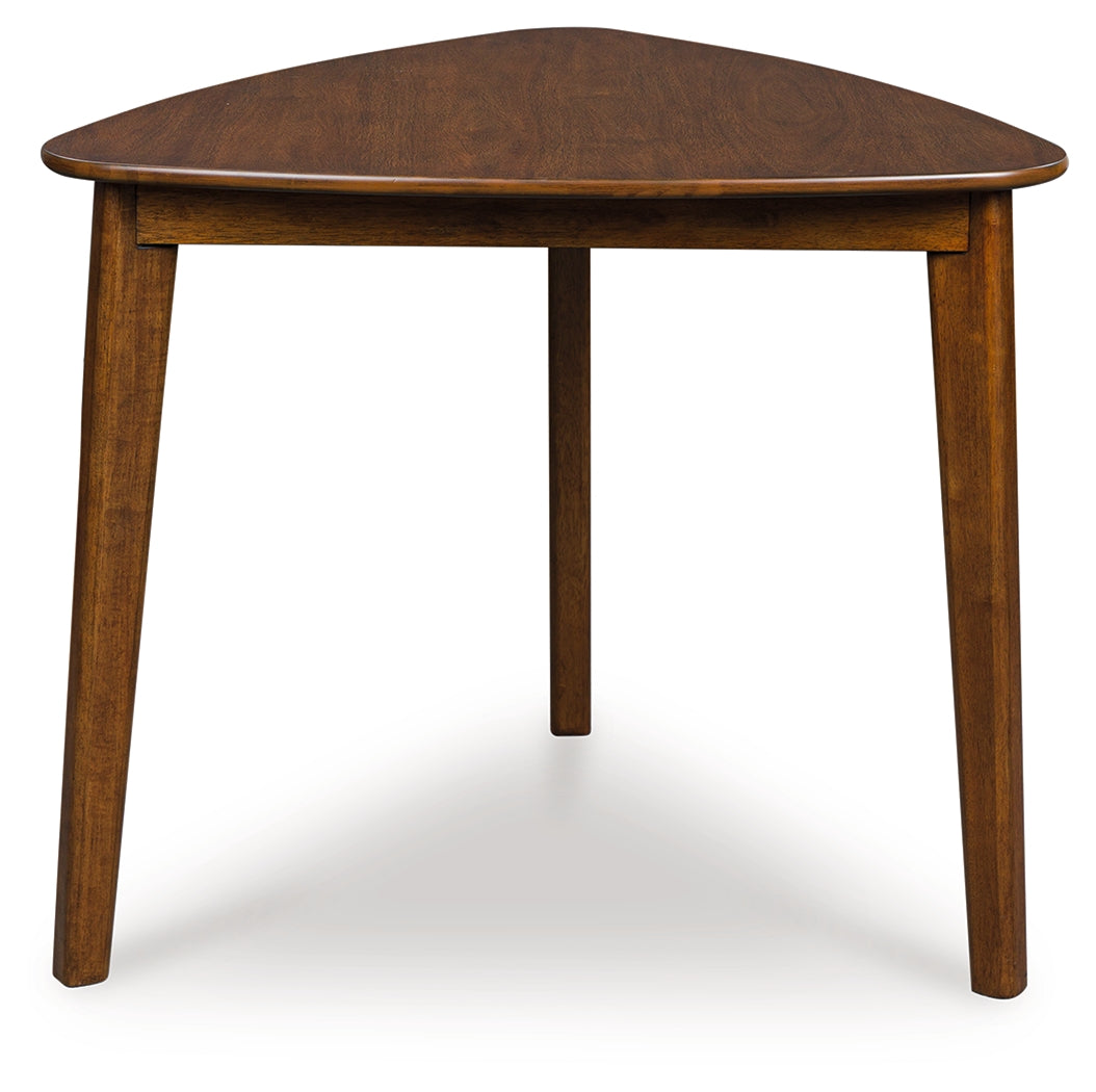 Auburndale Furniture Outlet - Ashley Furniture - Tameride Dining Table - Triangle Dining Room Table / Brown - PCD609-16