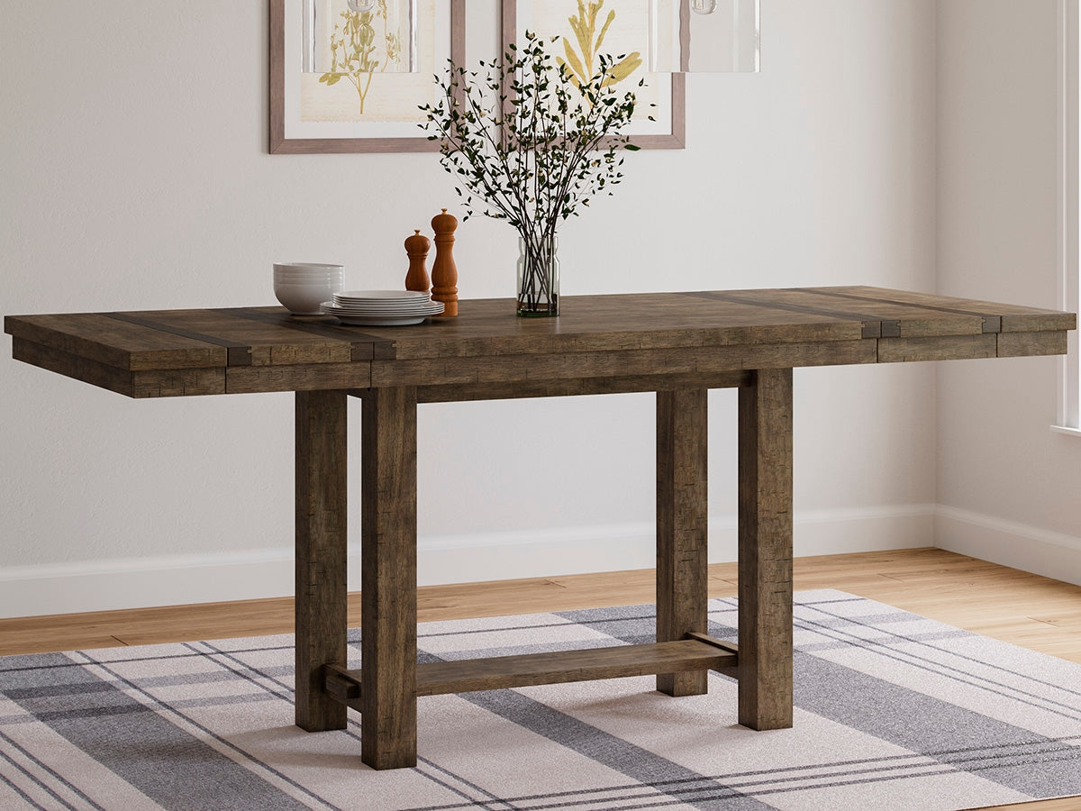 Auburndale Furniture Outlet - Ashley Furniture - Moriville Dining Room - Counter Height Bar Stool (Set of 2) / Beige - D631-124X2