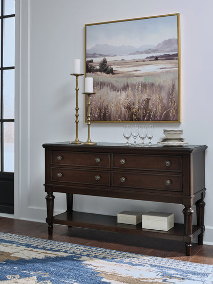 Auburndale Furniture Outlet - Ashley Furniture - Lavinton Dining Room - Dining Room Server / Brown - D764-60