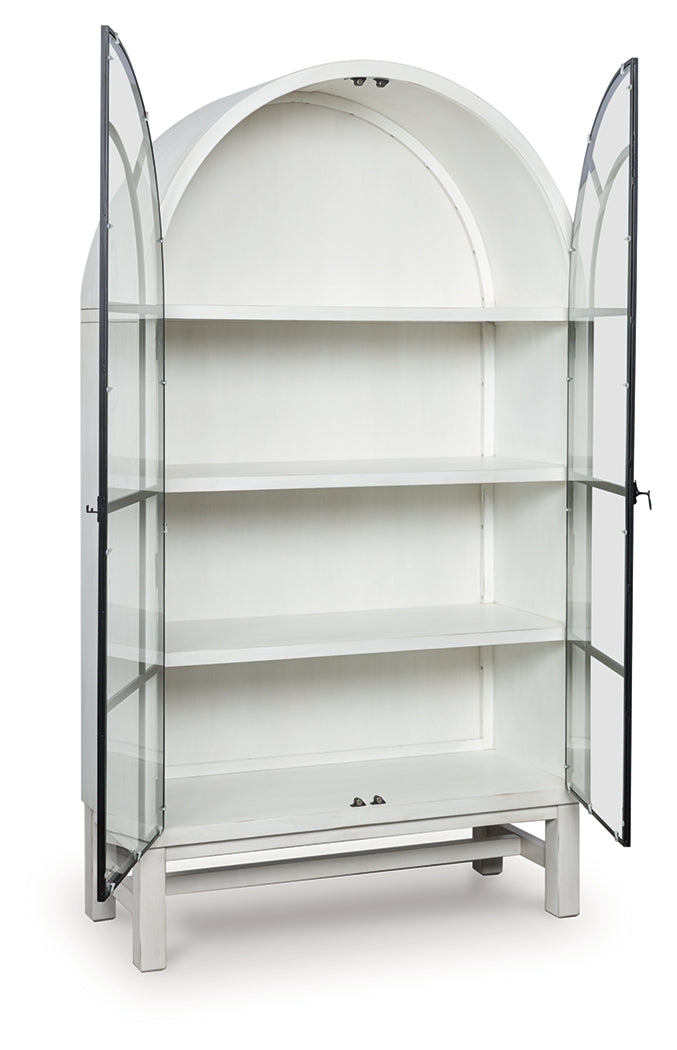Auburndale Furniture Outlet - Ashley Furniture - Greddinton Display Cabinet - Display Cabinet / White - PCD824-276