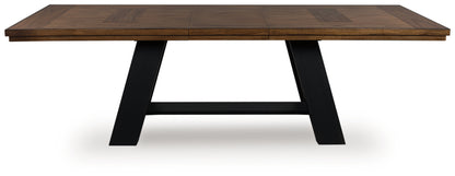 Auburndale Furniture Outlet - Ashley Furniture - Greddinton Dining Extension Table - Dining Extension Table / Brown/Black - PCD824D11