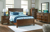 California King Panel Storage Bed