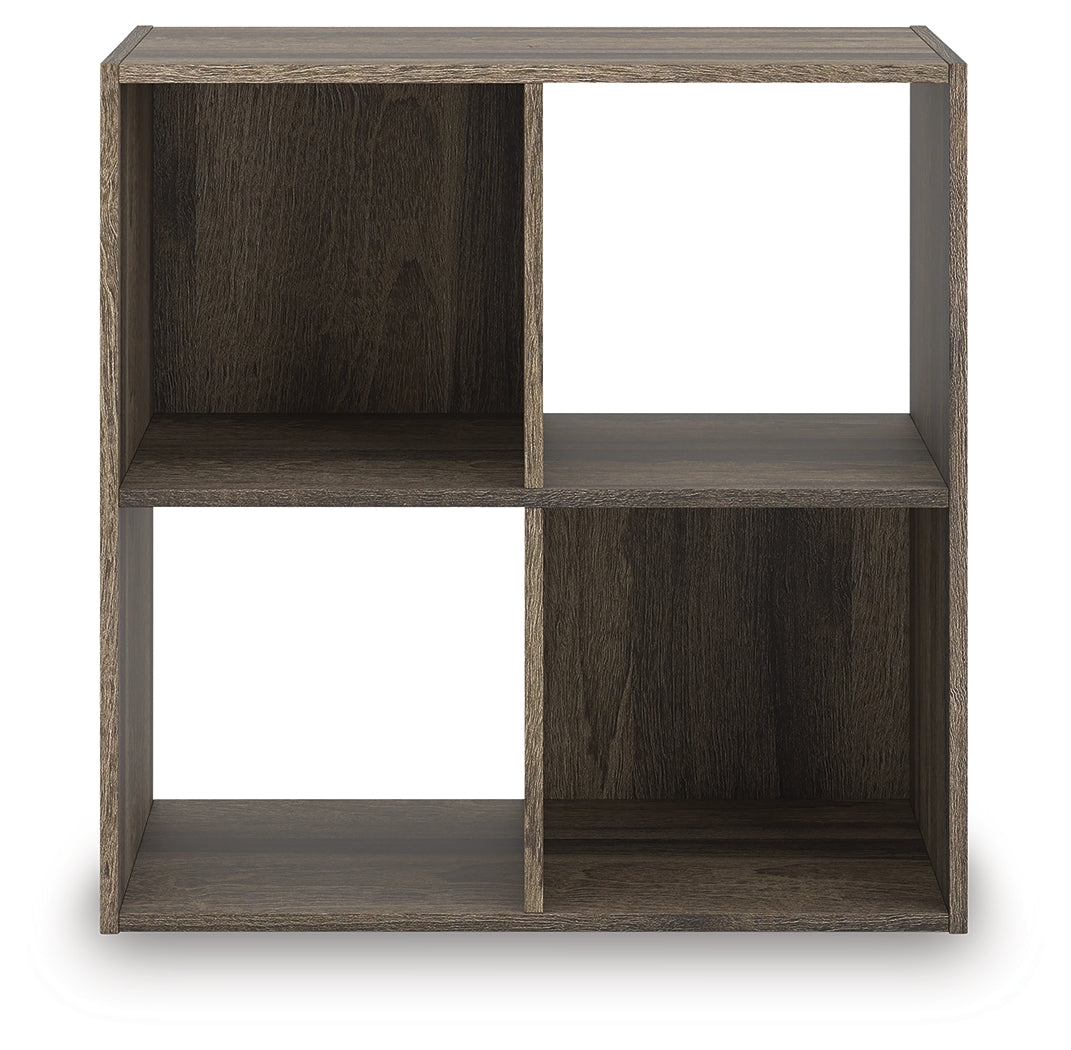 Auburndale Furniture Outlet - Ashley Furniture - Shallifer Four Cube Organizer - Four Cube Organizer / Brown - EA1104-2X2