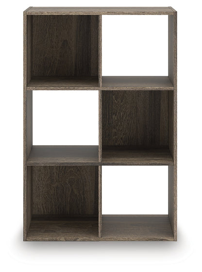 Auburndale Furniture Outlet - Ashley Furniture - Shallifer Six Cube Organizer - Six Cube Organizer / Brown - EA1104-3X2
