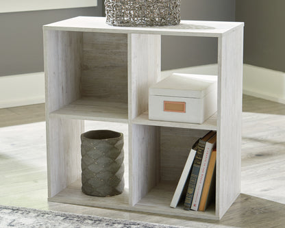Auburndale Furniture Outlet - Ashley Furniture - Paxberry Four Cube Organizer - Four Cube Organizer / Whitewash - EA1811-2X2