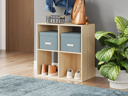 Auburndale Furniture Outlet - Ashley Furniture - Piperton Four Cube Organizer - Four Cube Organizer / Charcoal - EA5514-2X2