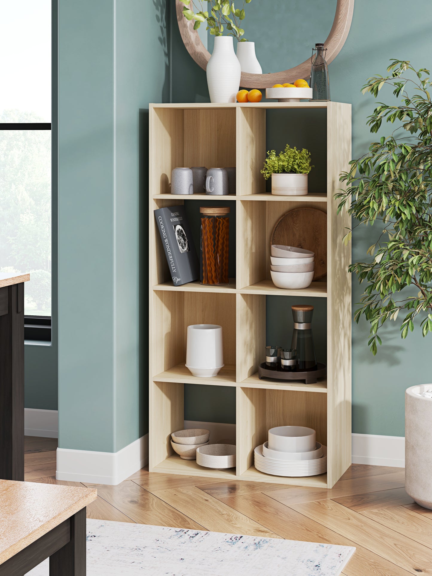 Auburndale Furniture Outlet - Ashley Furniture - Piperton Eight Cube Organizer - Eight Cube Organizer / Charcoal - EA5514-4X2