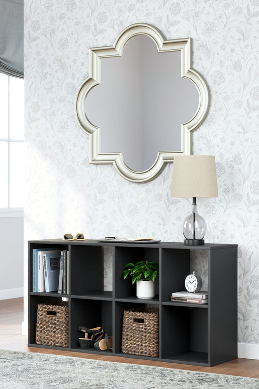 Auburndale Furniture Outlet - Ashley Furniture - Langdrew Eight Cube Organizer - Eight Cube Organizer / Black - EA4957-4X2