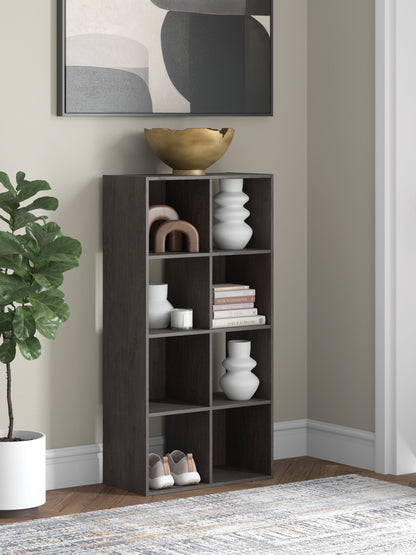 Auburndale Furniture Outlet - Ashley Furniture - Piperton Eight Cube Organizer - Eight Cube Organizer / Charcoal - EA5514-4X2