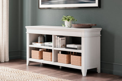 Auburndale Furniture Outlet - Ashley Furniture - Kanwyn Credenza - Credenza / Whitewash - H777-46