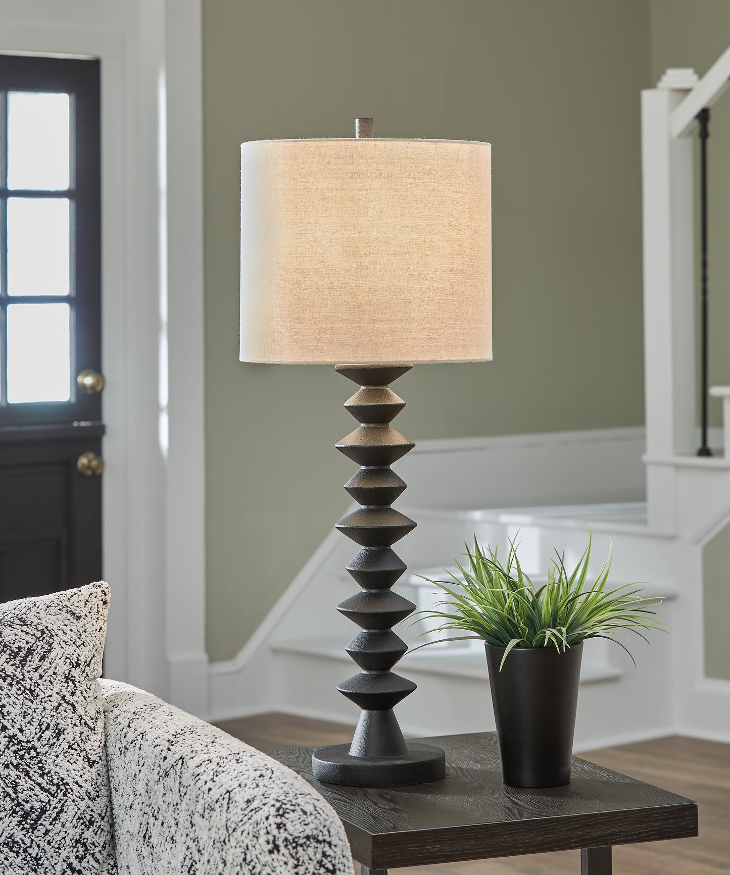 Auburndale Furniture Outlet - Ashley Furniture - Luanndon Lighting - 2-Piece Lamp Set / Black - L235783X2