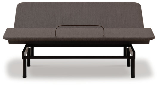 Auburndale Furniture Outlet - Ashley Furniture - Head/Foot Model - Good Full Adjustable Head Base - Full Adjustable Head Base / Charcoal Gray - M5X322
