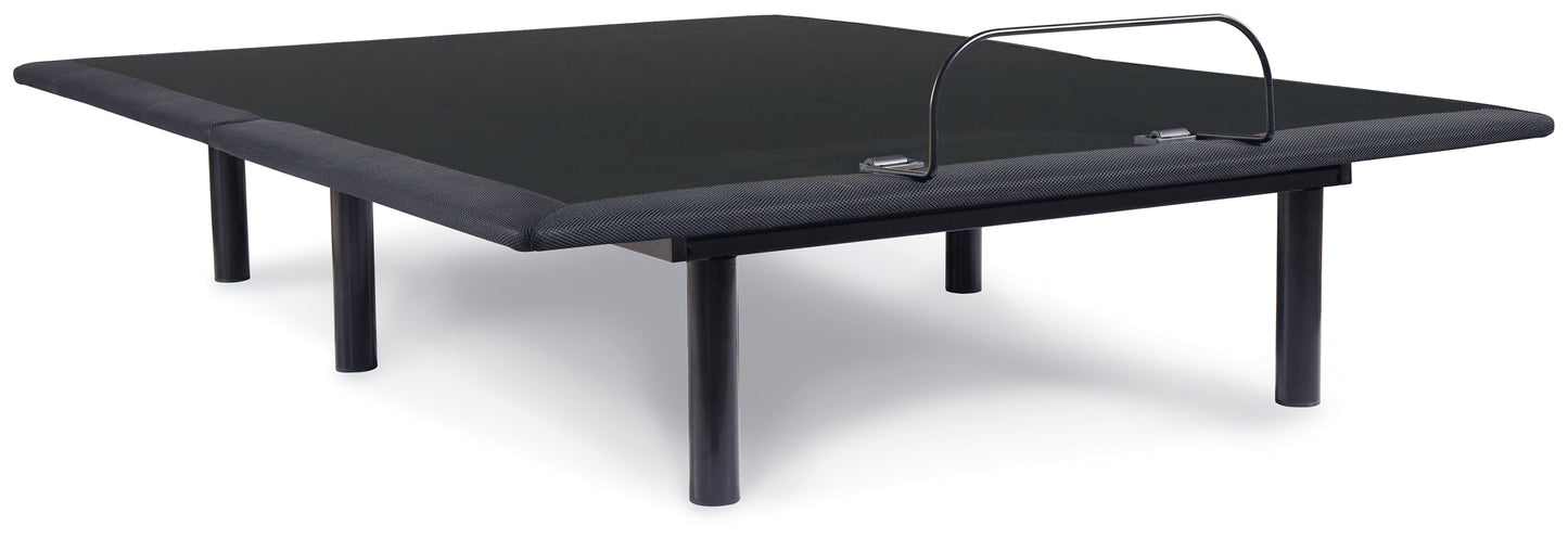 Auburndale Furniture Outlet - Ashley Furniture - Head Up Only Foundation Queen Adjustable Head Base - Queen Adjustable Head Base / Charcoal Gray - M5X132