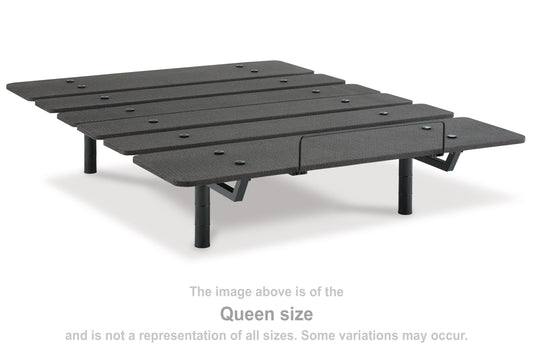 Auburndale Furniture Outlet - Ashley Furniture - Cosmic Power Base California King Adjustable Base - Cal King Adjustable Base / Black - M8X252