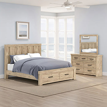 Auburndale Furniture Outlet - Ashley Furniture - Oliandon Bedroom - Bedroom Mirror / Light Brown - PCB2844-36