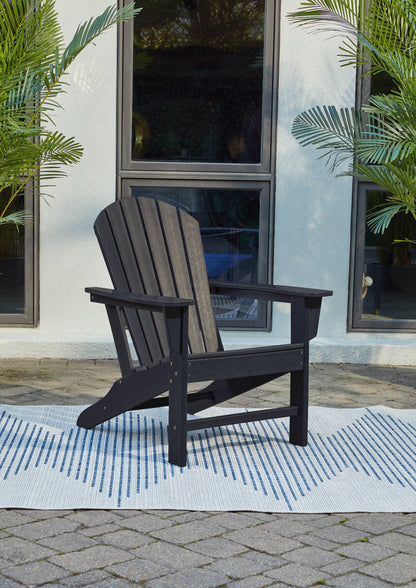 Auburndale Furniture Outlet - Ashley Furniture - Sundown Treasure Outdoor - Adirondack Chair / Black - P008-898