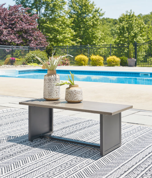 Auburndale Furniture Outlet - Ashley Furniture - Bree Zee Outdoor - 5-Piece Outdoor Modular Seating / Brown - P160P10