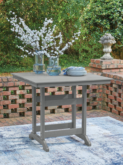 Auburndale Furniture Outlet - Ashley Furniture - Sanctuary Beach Outdoor - Square Counter TBL w/UMB OPT - PCP227-632