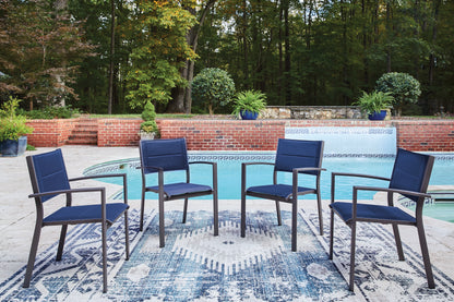 Auburndale Furniture Outlet - Ashley Furniture - Rocky Creek Outdoor - Sling Arm Chair (4/CN) - PCP326-601A