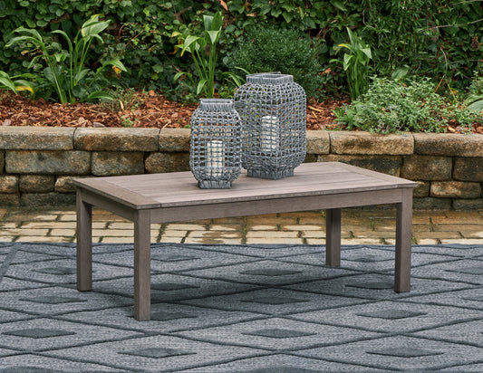 Auburndale Furniture Outlet - Ashley Furniture - Hillside Barn Outdoor - Sofa with Cushion / Gray/Brown - P564-838