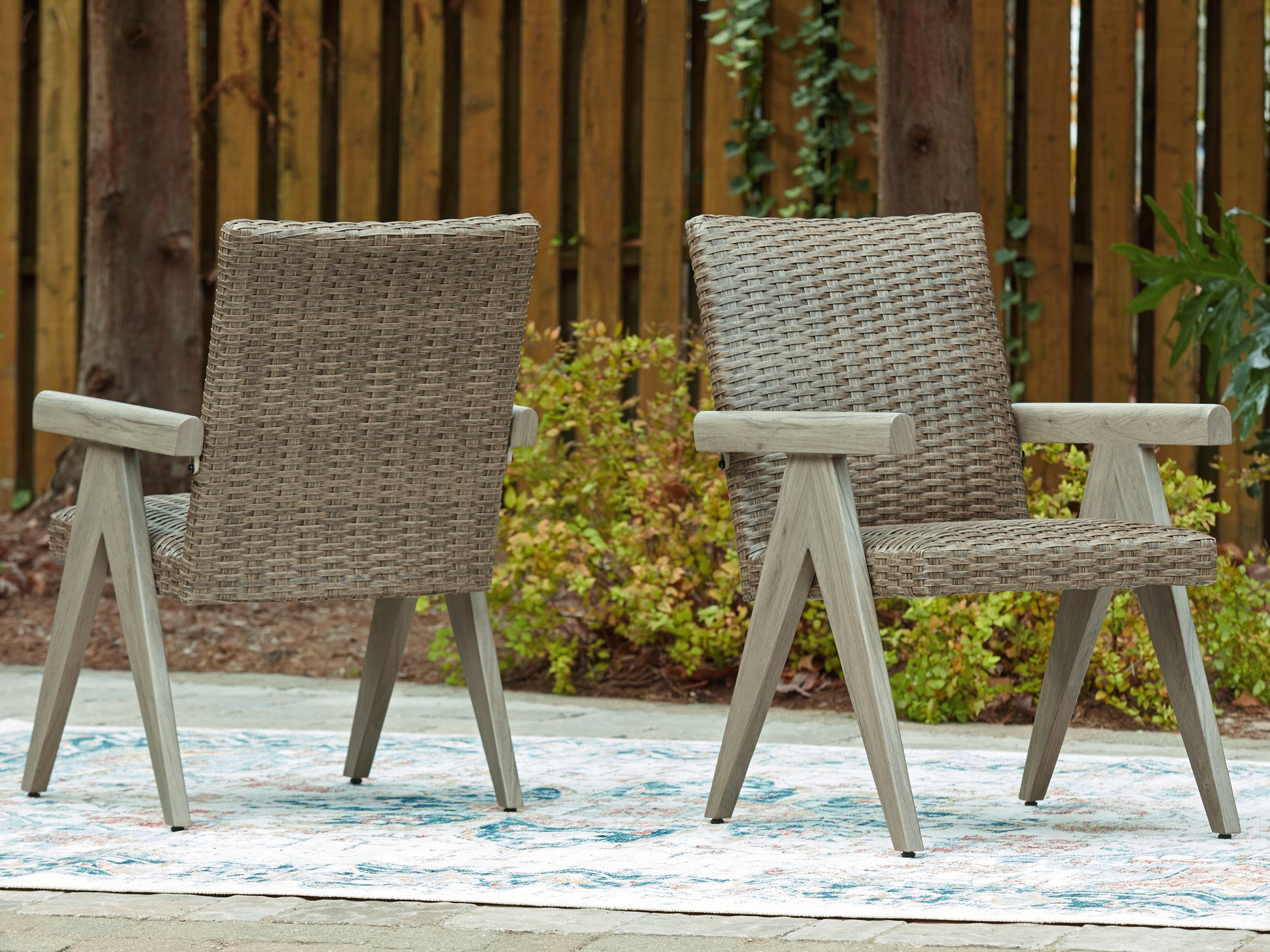 Auburndale Furniture Outlet - Ashley Furniture - Cliff Trails Outdoor - Square Fire Pit Table / Beige - PCP690-772
