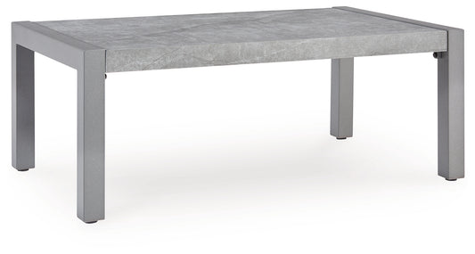 Auburndale Furniture Outlet - Ashley Furniture - Hurley Park Outdoor - Rectangular Cocktail Table / Gray - PCP695-701
